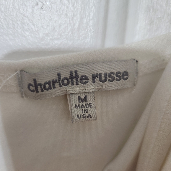 Charlotte Russe White Lace Mini Dress - Picture 2 of 2